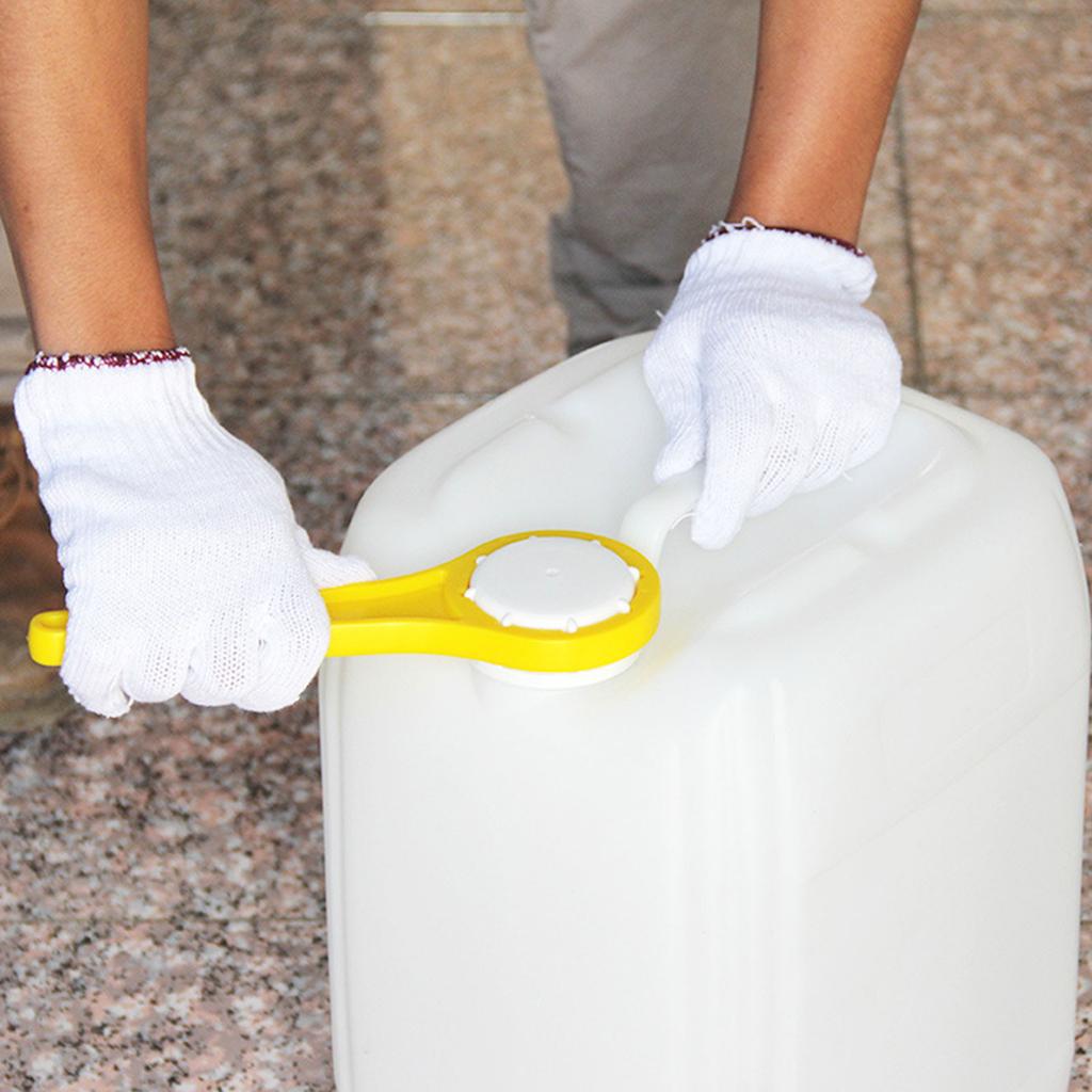 Lid Opener Tool Lightweight Plastic Construction Safe Not Slip Grip Container Lid Twist Opener For Household Barrels