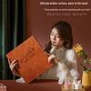 Leather 6-Inch Large Capacity Photo Album: Horizontal/Vertical Version, 5 Pages for Family, Baby, and Commemorative Photos.