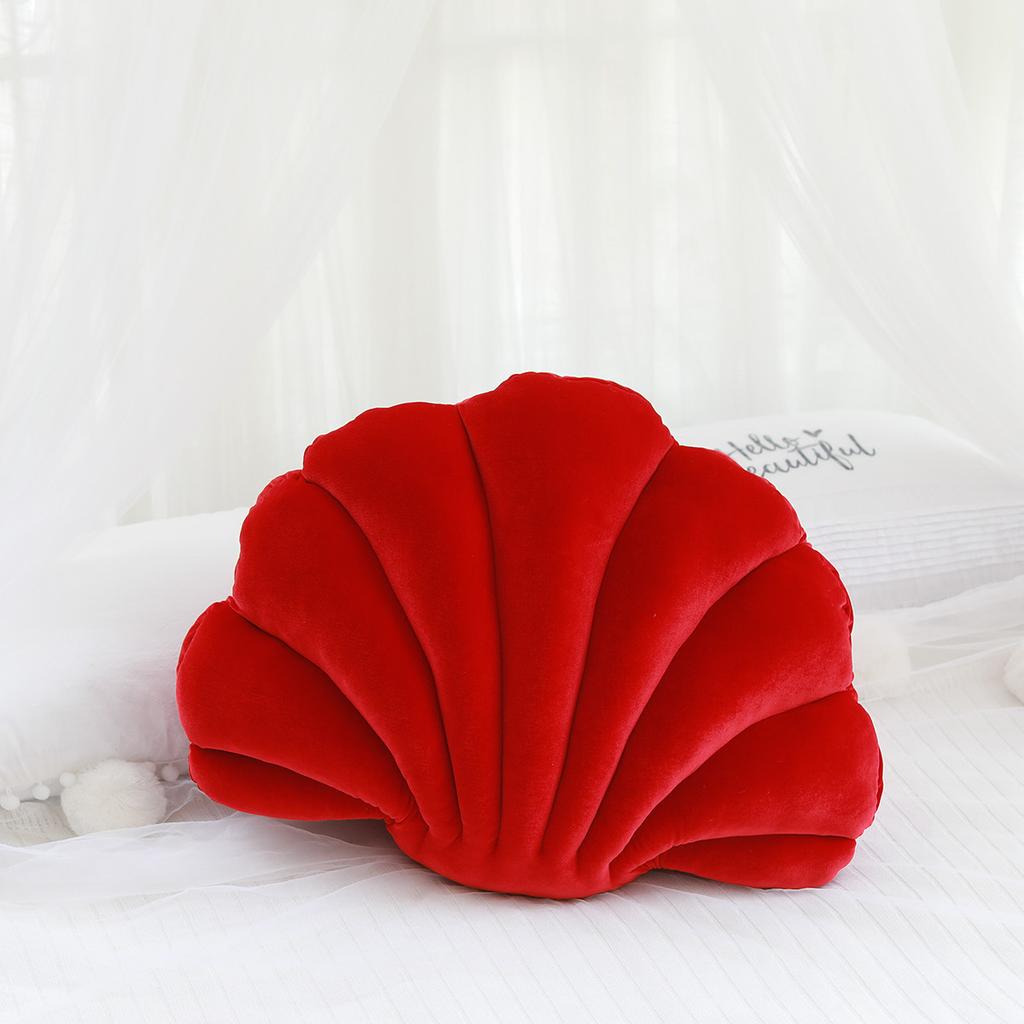 Fairy Home Luxury Decor Shell Pillow Princess'S Fantastic Velvet Pillow Sea Shell Home Decor Bed Sofa Cushion Decoration Gift