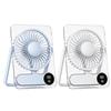 111-Speed Digital Display Desk Fan, 1111mAh Rechargeable Portable Mini Fan, Stepless Quiet Table Air Cooler for Home Office