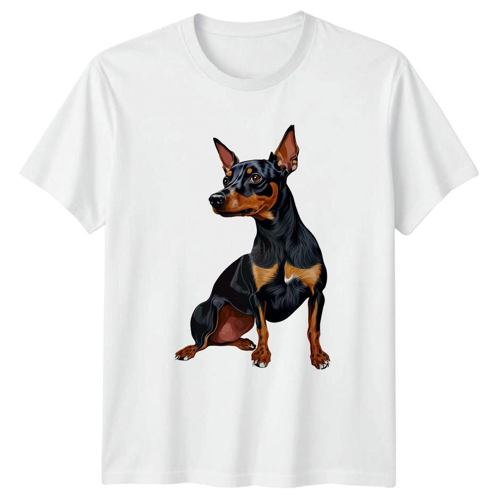 Miniature Pinscher Dog Animals Unisexs TShirt Unisexs Tee Graphic Unisex S