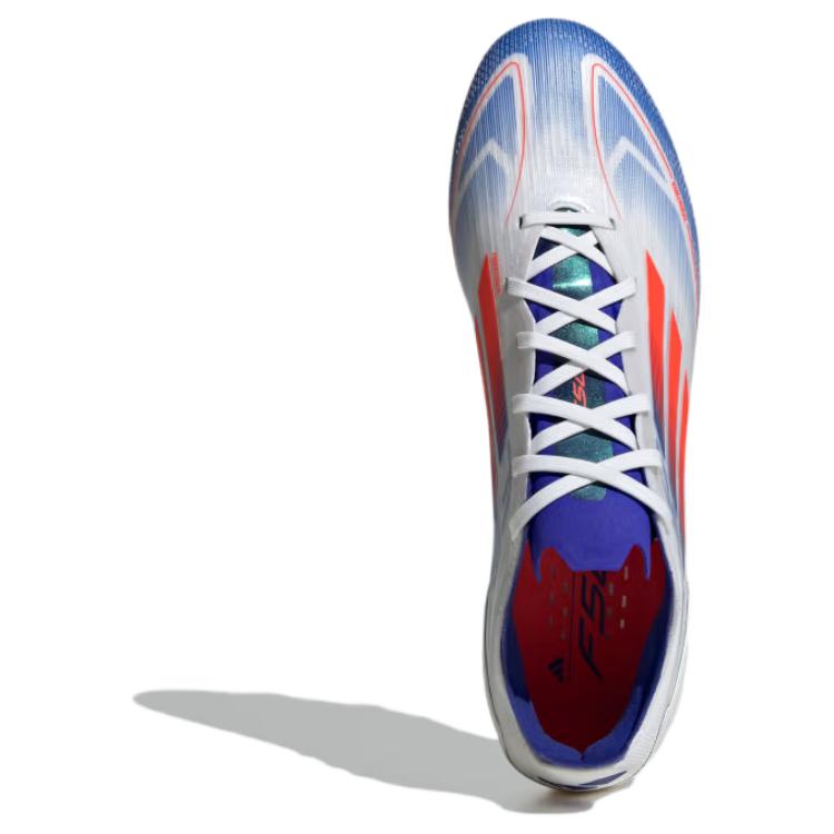 New Adidas F50 Pro Fg Cloud White Solar Red Lucid Blue