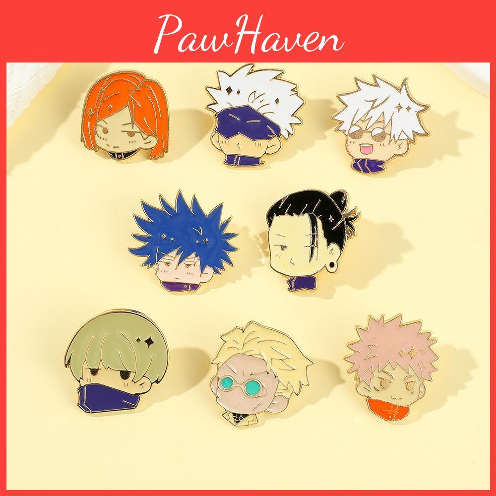 Fashionable Cartoon Style Pin Badge Jujutsu Kaisen Anime Memorabilia Autumn 2022 Release