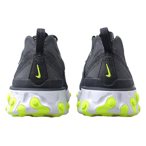 New Nike React Element 55 Black Volt Cool Grey Women's BQ2728-001
