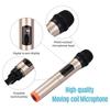 Ruční bezdrátový mikrofon UHF dynamický mikrofon s přenosným mini přijímačem 6,35 mm kompatibilní se zástrčkou