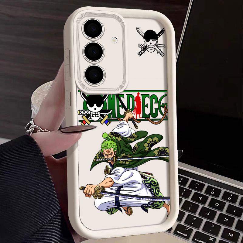 One Pieces Luffy Zoro Cartoon Phone Case For Samsung S26 S25 S24 S23 S21 S20 Ultra For Galaxy S25 S24 FE S26 Plus Silicone Cover