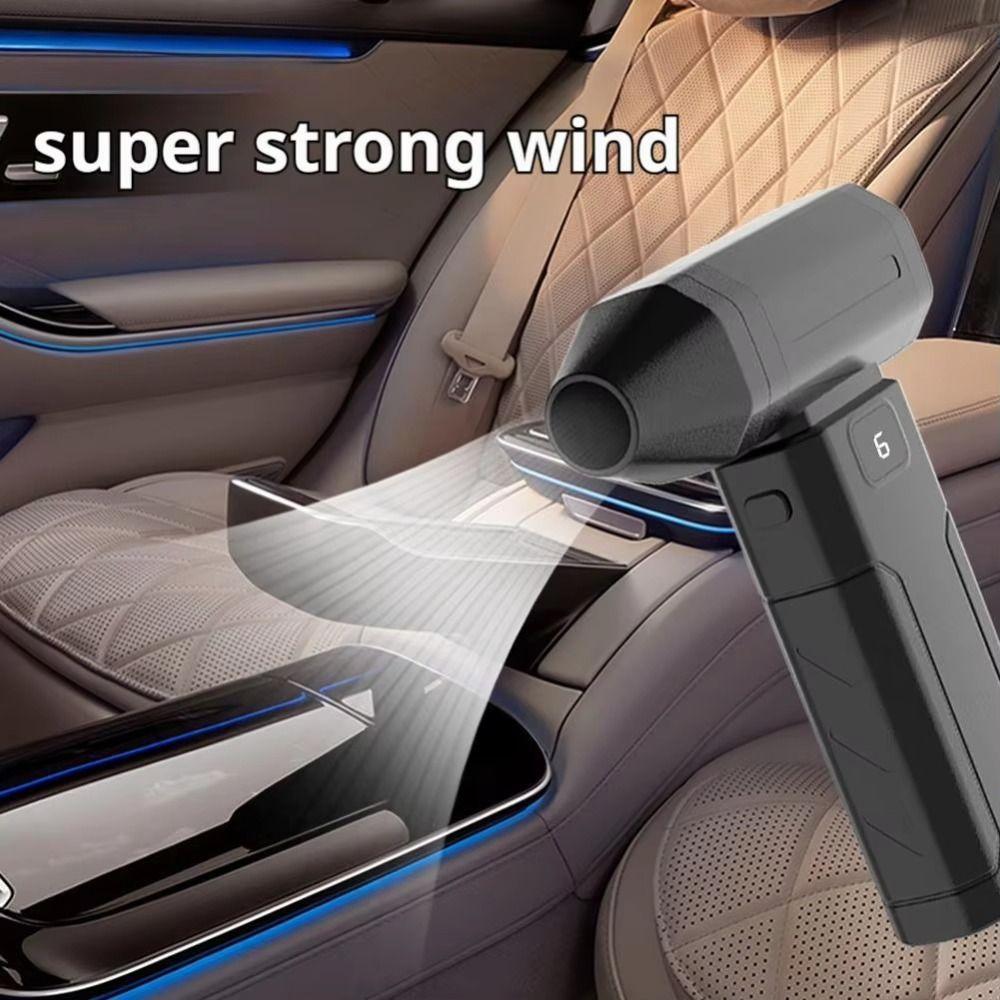 Adjustable Speed Mini Dust Snow Blower 5-Gear Settings Portable Dust Cleaner  Computer Cleaning