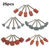 25pcs Grinding Stone Polishing Wheel Set for Rotary Tool and Drill Abrasive Kit for Multi Purpose Polishing and Grinding Jobs