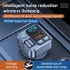 Car Bluetooth Receiver USB U Disk Read PD20w Fast Charging Digital Display Car Mobile Phone Adapter FM Transmiter For Cellphones