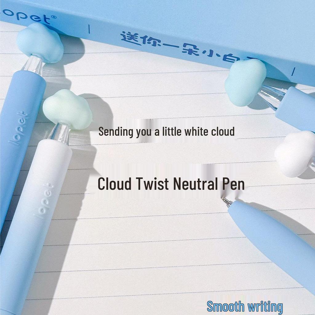 Cloud Twist Black Ink Quick-Dry Smooth Pen for Students