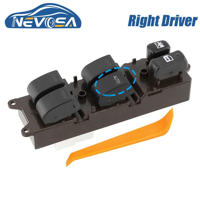 84820-60130 84820-60120 Front Left Right Side Power Window Switch For Toyota Land Cruiser 100 DOHC 4.7L 1998 1999 2000 2001 2002