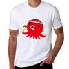 Cute Cartoon Takoyaki Octopus Tshirt Antiwrinkle Short Sleeve Tshirt
