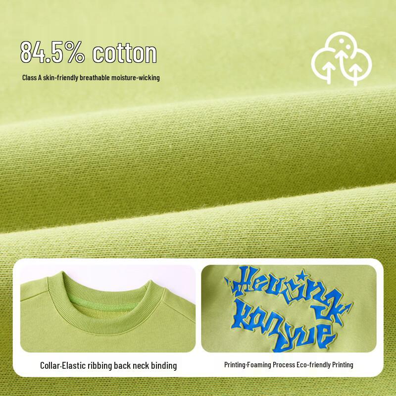 Boys' Casual Crew Neck Long-Sleeve Sweatshirt