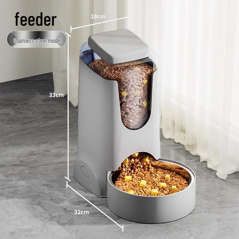 

Диспенсер для воды и кормушка для домашних животных из нержавеющей стали большой вместимости Universal