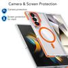 KEYSION Transparent Magnetic Case for MagSafe for Samsung Z Fold 7 6 5G Clear Shockproof Phone Back Cover for Galaxy Z Fold 6 7