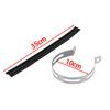 10cm/11cm RoundStainless Steel & Carbon Finer Motorcycle Exhaust Clamp Muffler Supporting Bracket Mount Clamp Strap