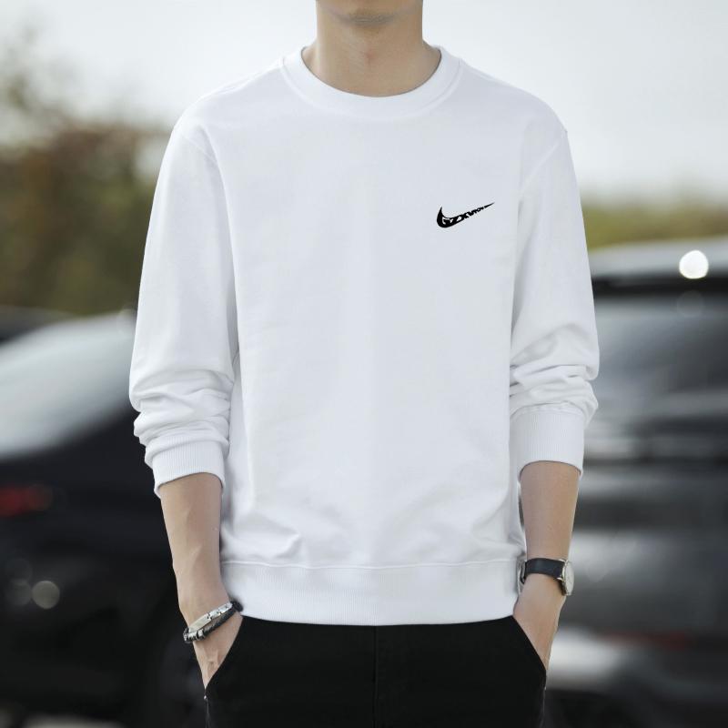 

Men s 2025 Spring Long Sleeve Terry Knit Sweatshirt Pullover 2XL (150-165 jin) білий