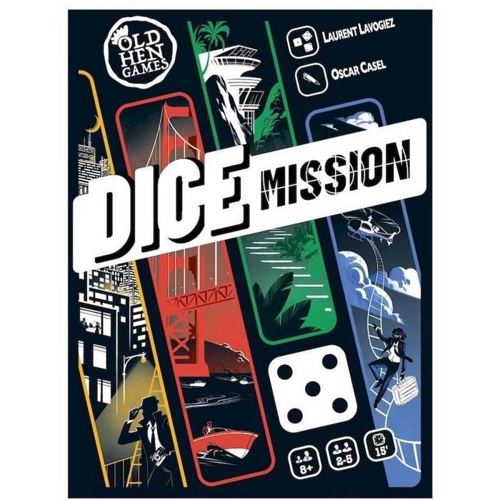 Jeu de dés - OLD HEN GAMES - Dice Mission - Multicolore - À partir de 8 ans - 2 joueurs ou plus