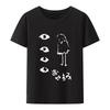 Oyasumi PunPun Modal Print T-Shirts Funny Anime Streetwear Camisetas Men Women Short-sleev Fashion Harajuku Cartoon Tee Shirt