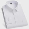 Men's Loose Long-Sleeve White Mourning Shirt for Performances