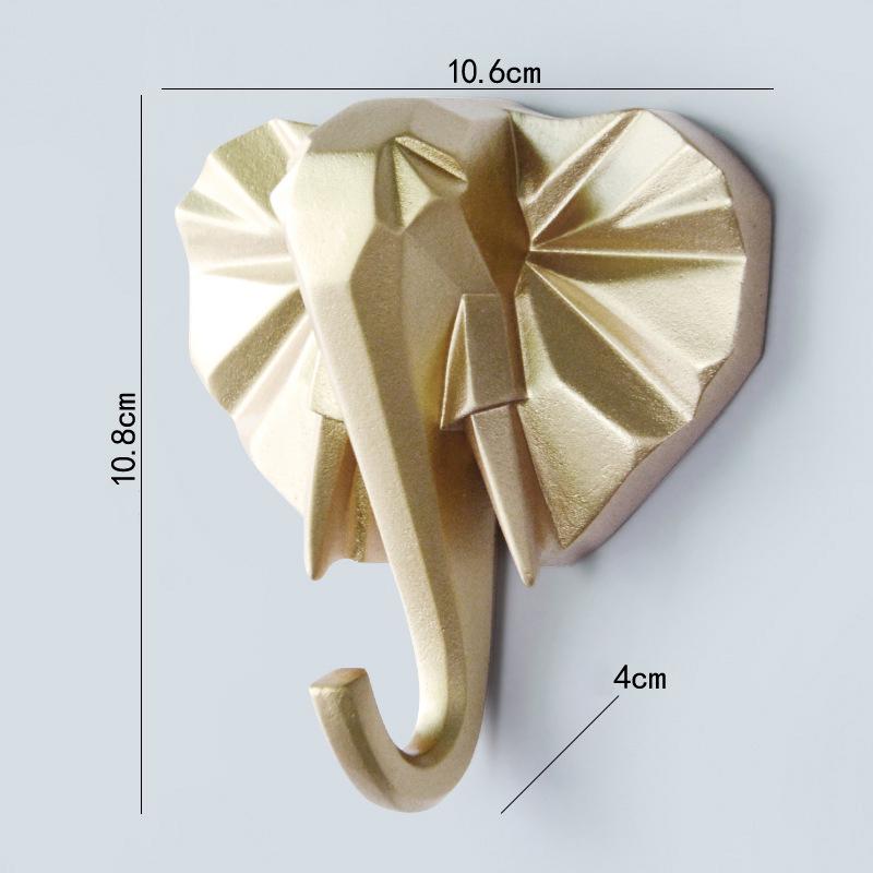 

1 шт., настенный крючок для пальто в виде оленя в стиле скандинавского стиля, вешалка для ключей без проколов, украшение для дома, кухонные аксессуары для украшения