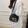 Bestickte Handytasche Jeans-Tasche Damen Umhängetasche