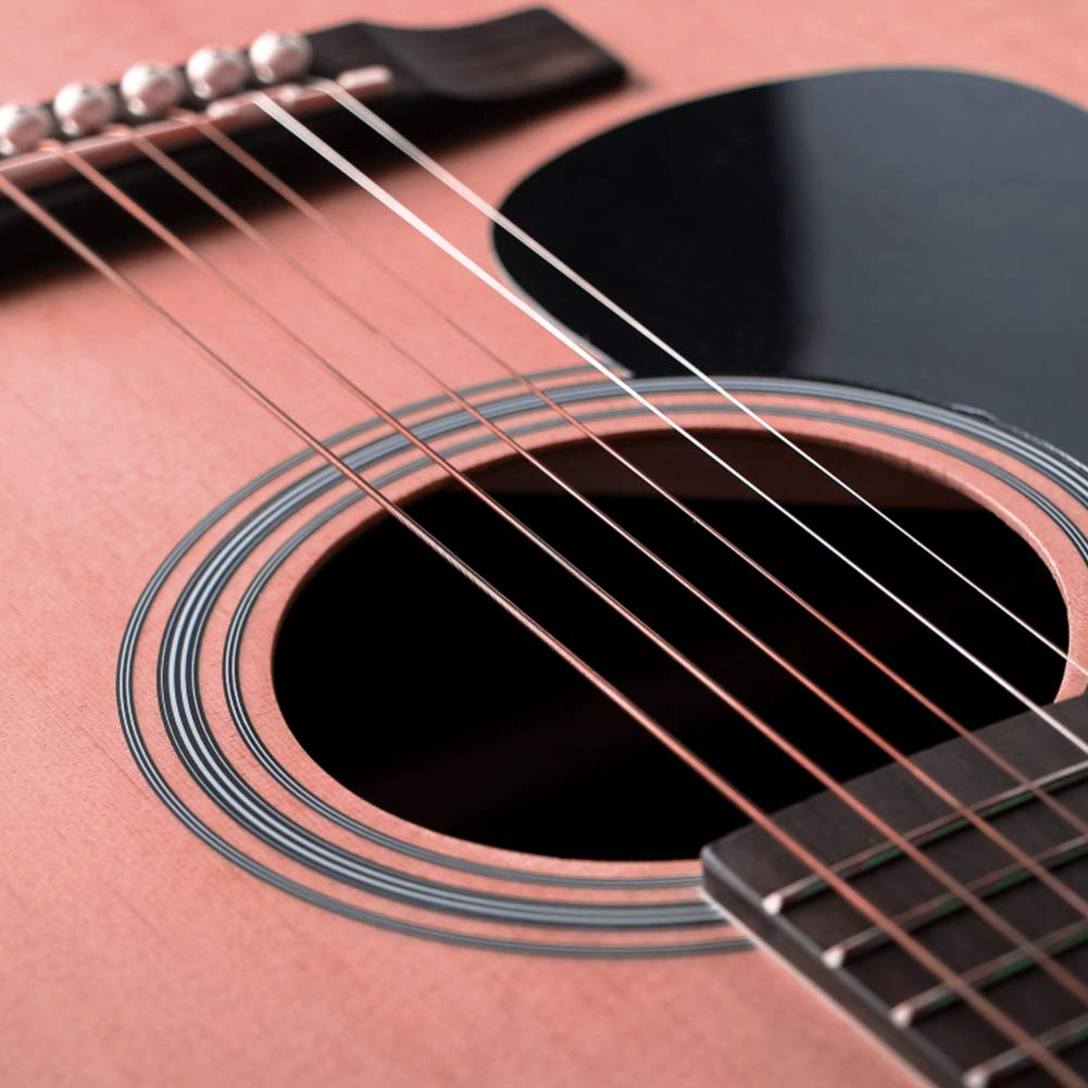 IRIN A108 Folk Guitar Metal String Folk Basic Replacement Guitar Strings for Acoustic Folk Practice Accessories Strings, 6-Piece Set, Strings, Guitar,