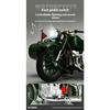 1/10 Alloy Die-cast 750 Tricycle Model, Retro Motorcycle Toys, Simulated Military Enthusiasts Collection Ornaments Gifts