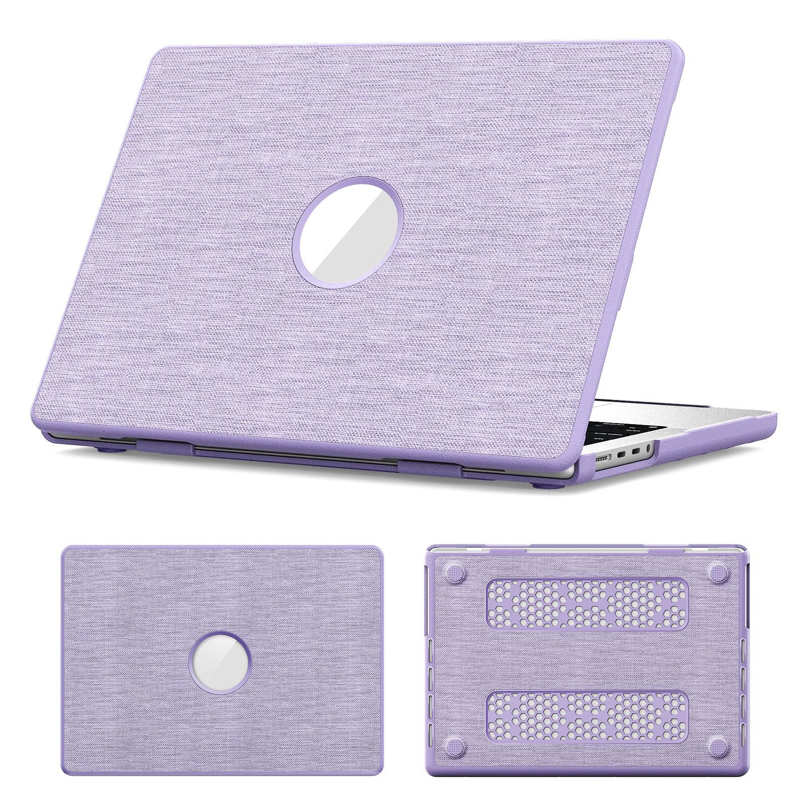 

Laptop Case for MacBook Pro 14 inch (2024)/(2023)/(2021) (A2442 M1 Pro/M1 Max/A2779/M3 A2918 A2992/M4 A3112 A3185 A3401) Protective Cover Purple