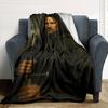 1pc sword warrior Flannel Blanket Soft Warm Throw for Home, Office, Travel, All-Season Cozy Bedding GiftL1297