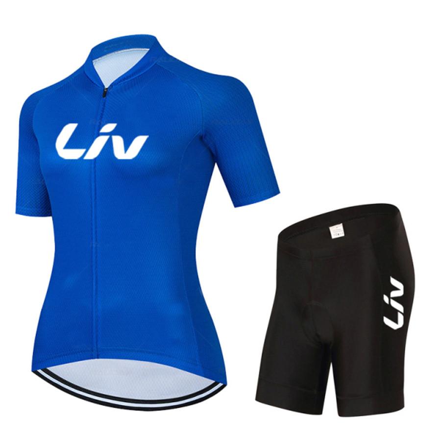 Women LIV Cycling Set Summer Women MTB Bike Cycling Clothing Bicycle Clothes Ropa Ciclismo Cycling Jersey Set 2026 Summer Breathable Cycling Suit