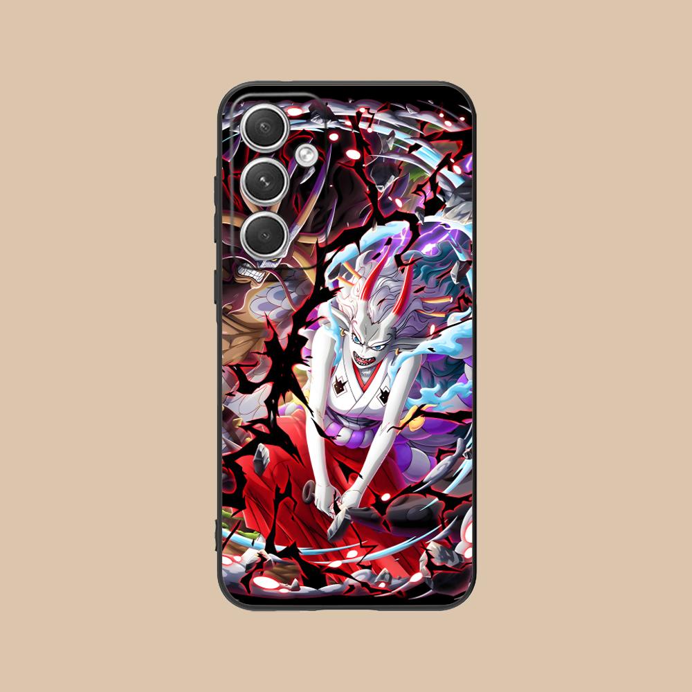 Pirate Yamato Mobile Phone Case for Samsung Galaxy S24 S23 S22 S21 S20 S10 S9 Plus FE Ultra Lite Black Smartphone Cover