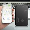 Portafoglio Tracker Carta Ricarica Wireless Design Ultra-Sottile Portatile Impermeabile Localizzatore Oggetti Sottile Compatibile Bluetooth Localizzatore GPS Dispositivo di Tracciamento Sottile