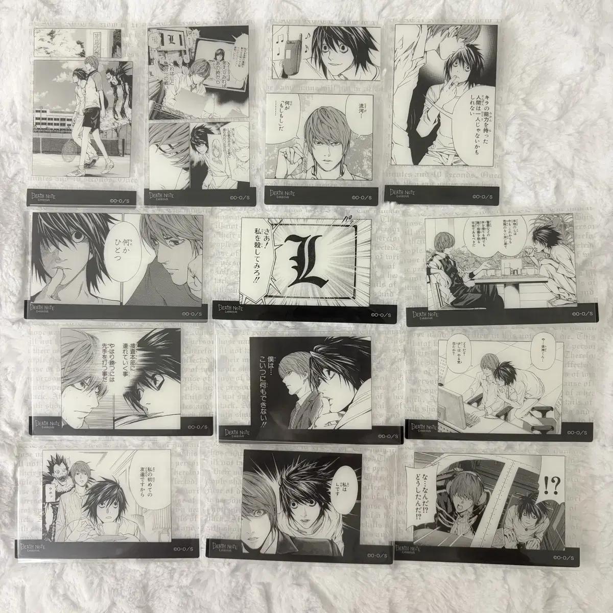 

Death Note Original Picture Clear Card El Light