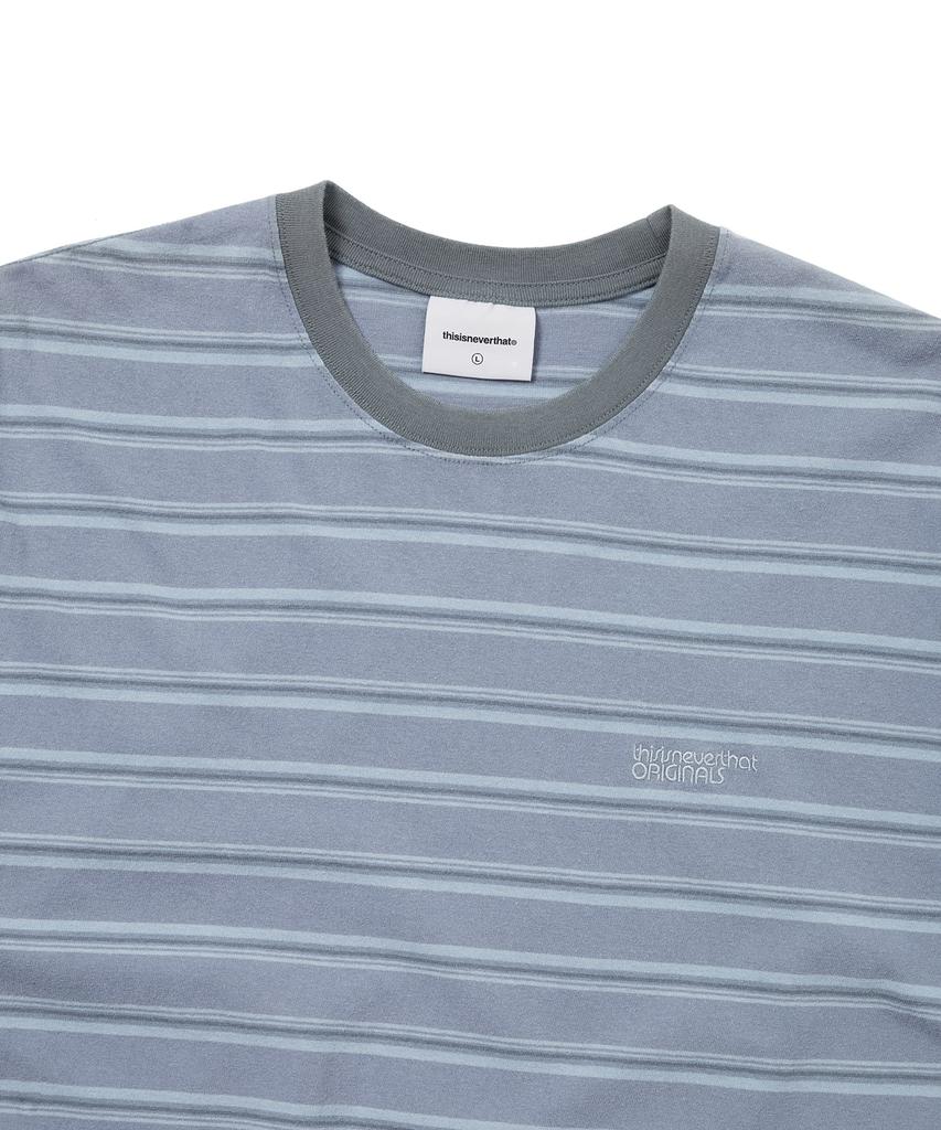 This Is Never That Washed Striped Tee Blue