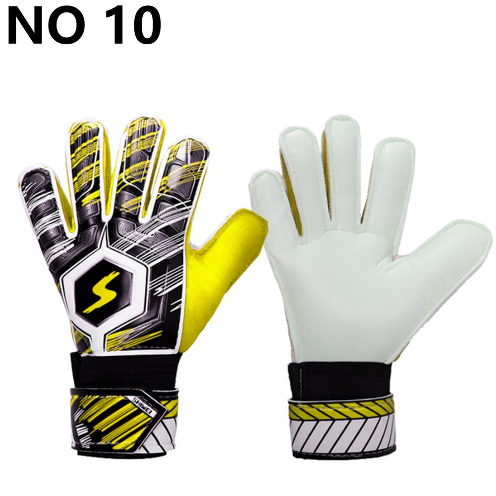 Soccer Goalkeeper Gloves Thickened Training Football Gloves Full Finger Hand Protection Breathable for Adults Children Teenagers