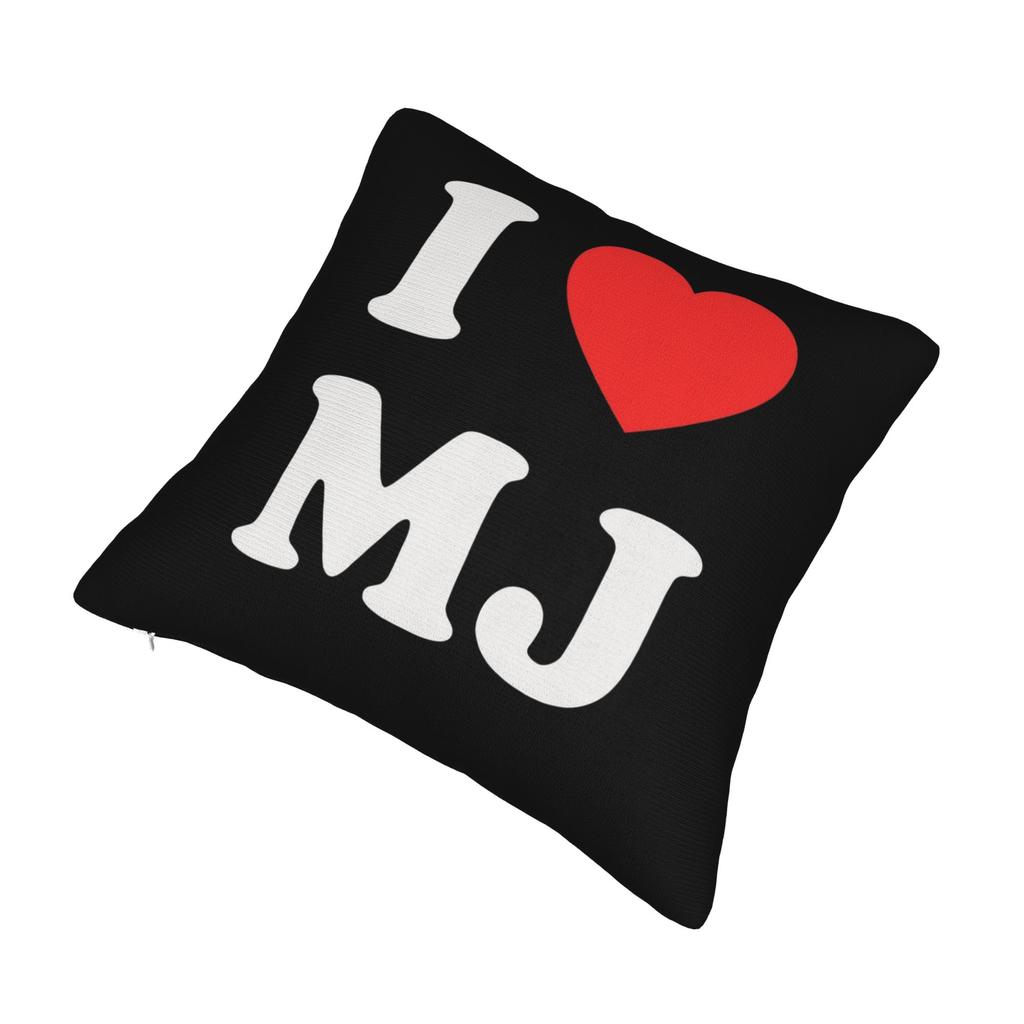 Mj Michael Jackson Kissenbezug Beidseitiger Druck Stoff Kissenhülle Dekorationen Wurfkissenbezug Hülle Sitzbezug 45X45cm
