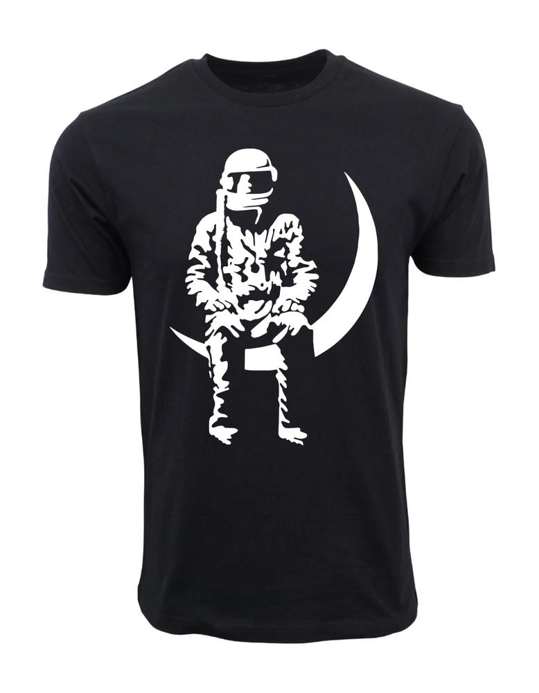 Unisexs angels and airwaves to the moon t shirt black M