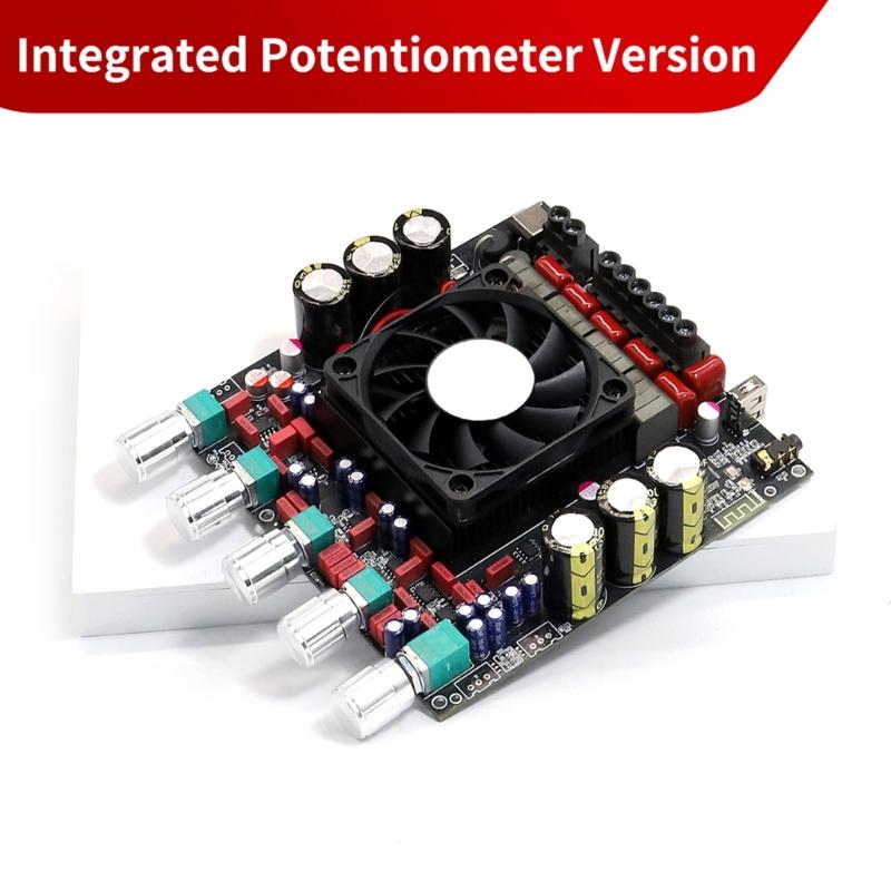 300Wx2 600W 2.1 Channel Amplifier Advanced Cooling Systems for Customized Listening Experience Home Entertainment Party