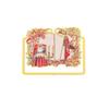 1pc/6pc Creative and exquisite retro Gothic style book clip bookmark exquisite brass metal book clip student book clip