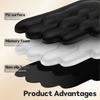Keyboard Mouse Wrist Rest Memory Foam Angel Wing Wrist Pad Soft and Comfortable Cute Hand Rests Set for Office Work Study Gaming