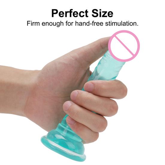 Dildo Anal Masturbator Realistic Lightweight Sturdy Suction Cup Penis Thrusting Pleasure Wand for Women Gay
