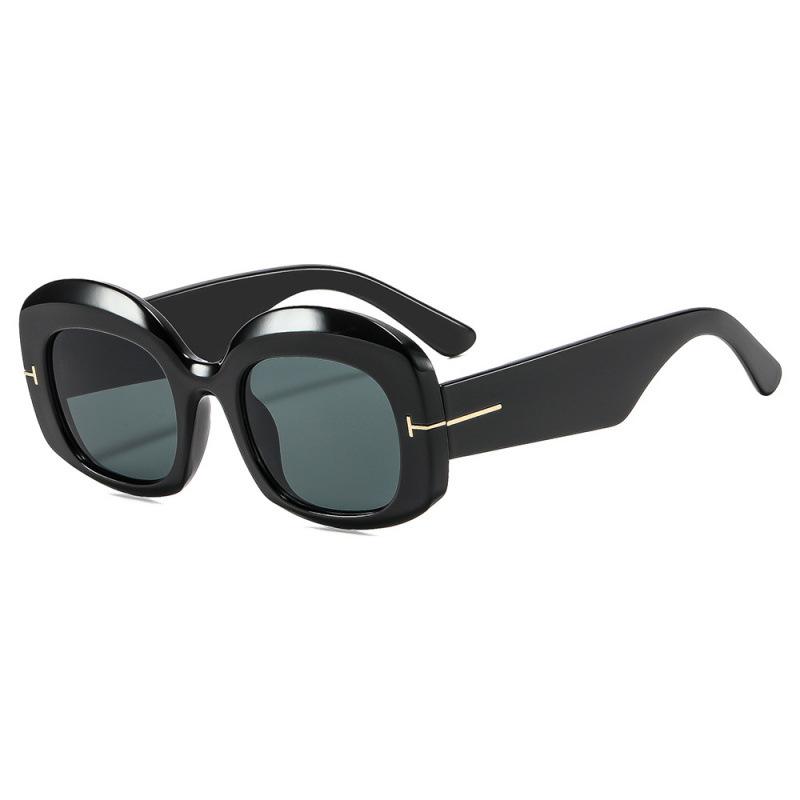 European and American ins wind connection versatile retro large frame street shot sunglasses outdoor sunscreen fashion trend sunglasses