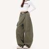 Trendy Women's High-Waisted Wide-Leg Jeans - Slimming, Floor-Length for Spring/Autumn