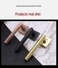 Cross 304 Stainless Steel American-Style Keyless Square Bathroom Door Lever Passage Lock