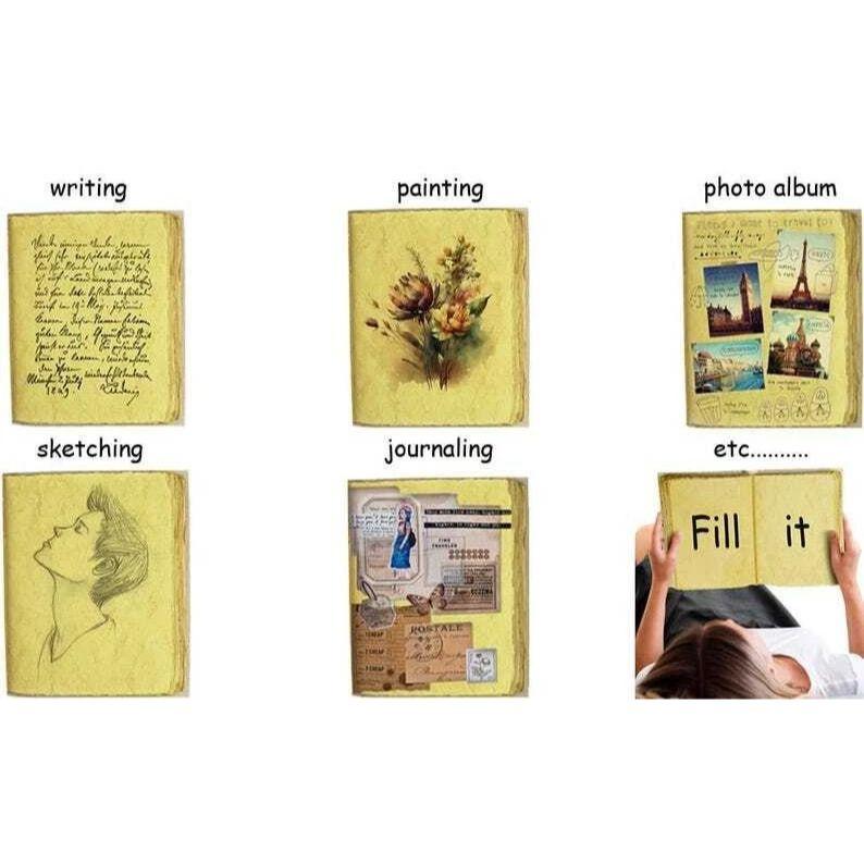 Grimoire Tree of Life Journal Blank Spell Book Zauberbuch Sketchbook