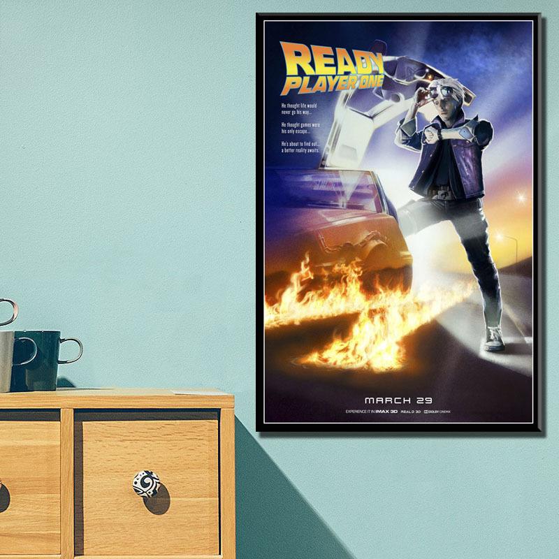 Ready Player One Hot Movie Canvas Painting Posters And Prints Wall Pictures For Living Room Film Decorative Home Decor Quadro