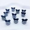 10Pcs Rabbit Colorful Chinchillas Ceramic Beads Animal Rabbit Shape Porcelain Bead  Pendant Making