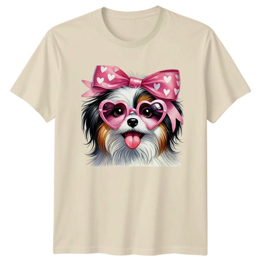 Life Is Better With A Puppy Unisexs TShirt Small Dog Valentines Day