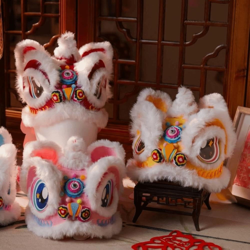 Non Woven Lion Dance Hat Plush Headwear Props New Festival Hat  New Year